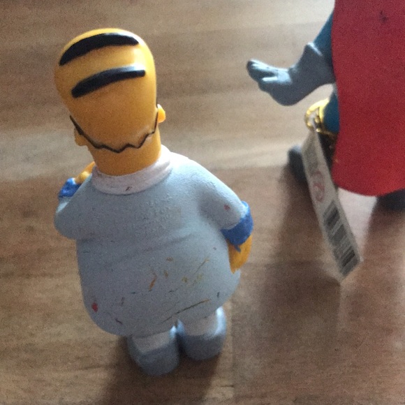 2 Rare Homer Simpson Figures Pie Man with OG Tag series 5 - Picture 3 of 4